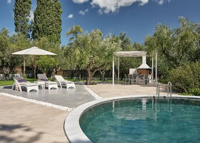 With Private Pool In Pefkochori